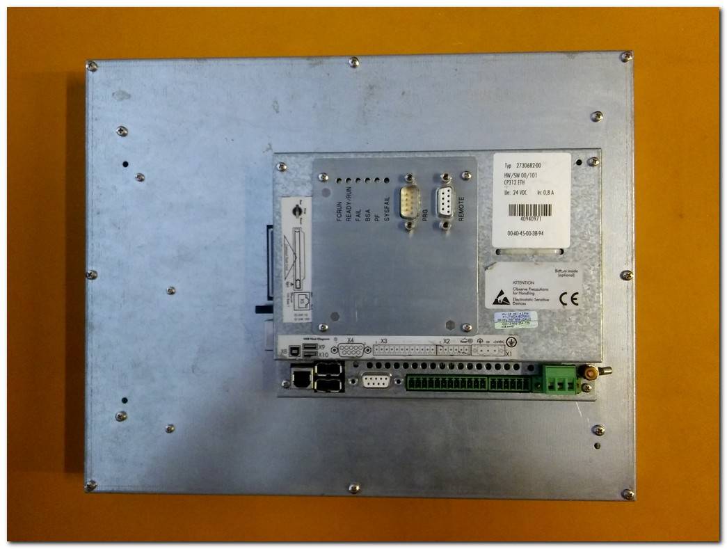 PHOENIX CONTACT CP312 ETH 2730682-00 HW-SW 00-101 HMI TOUCH OPERATÖR PANEL