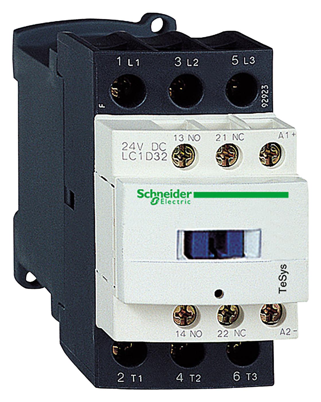 SCHNEİDER LC1D18BD LC1D18 LC1D18 BD 24VDC 32A 7.5KW KONTAKTÖR