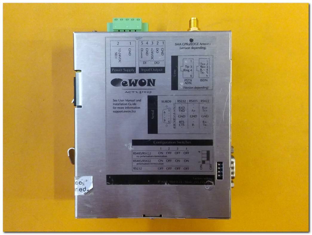 EWON EWONX005CD 2005CD UMTS MPI Profibus Ethernet ile Siemens S7 PLC için eWONx005CD Endüstriyel VPN Router