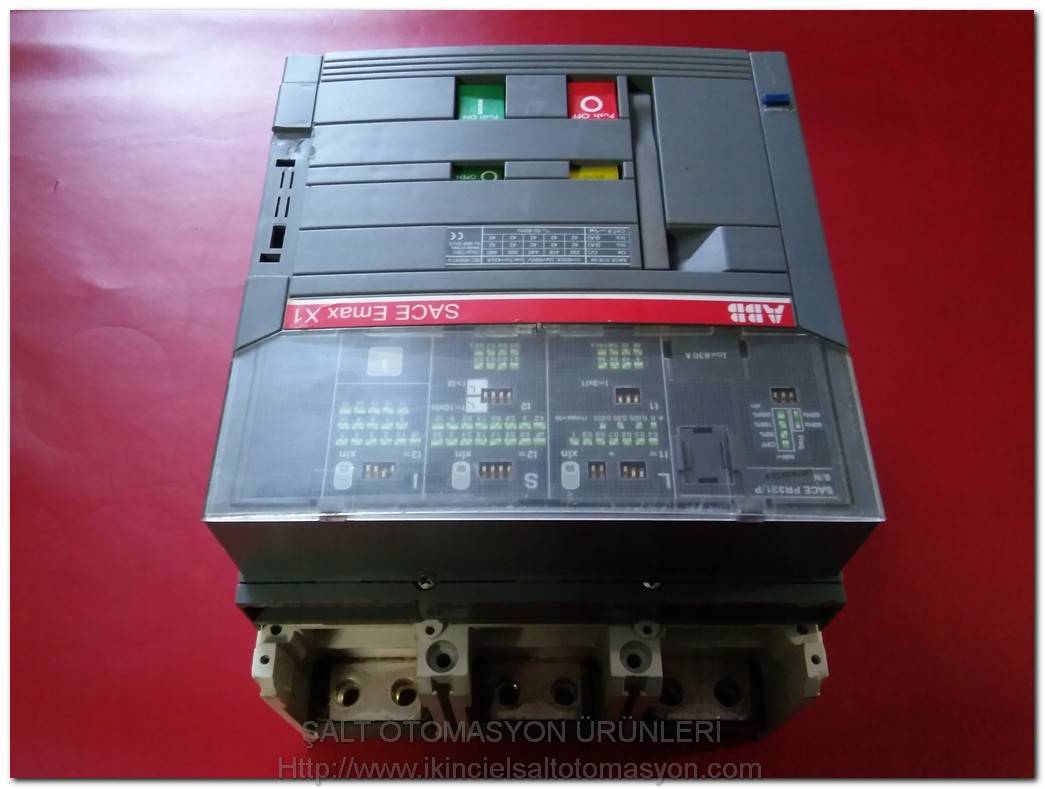 ABB SACE EMAX X1 SACE X1B 06 SACE PR331/P SACE PR331/P 630A TMŞ DEVRE KESİCİ ŞALTER