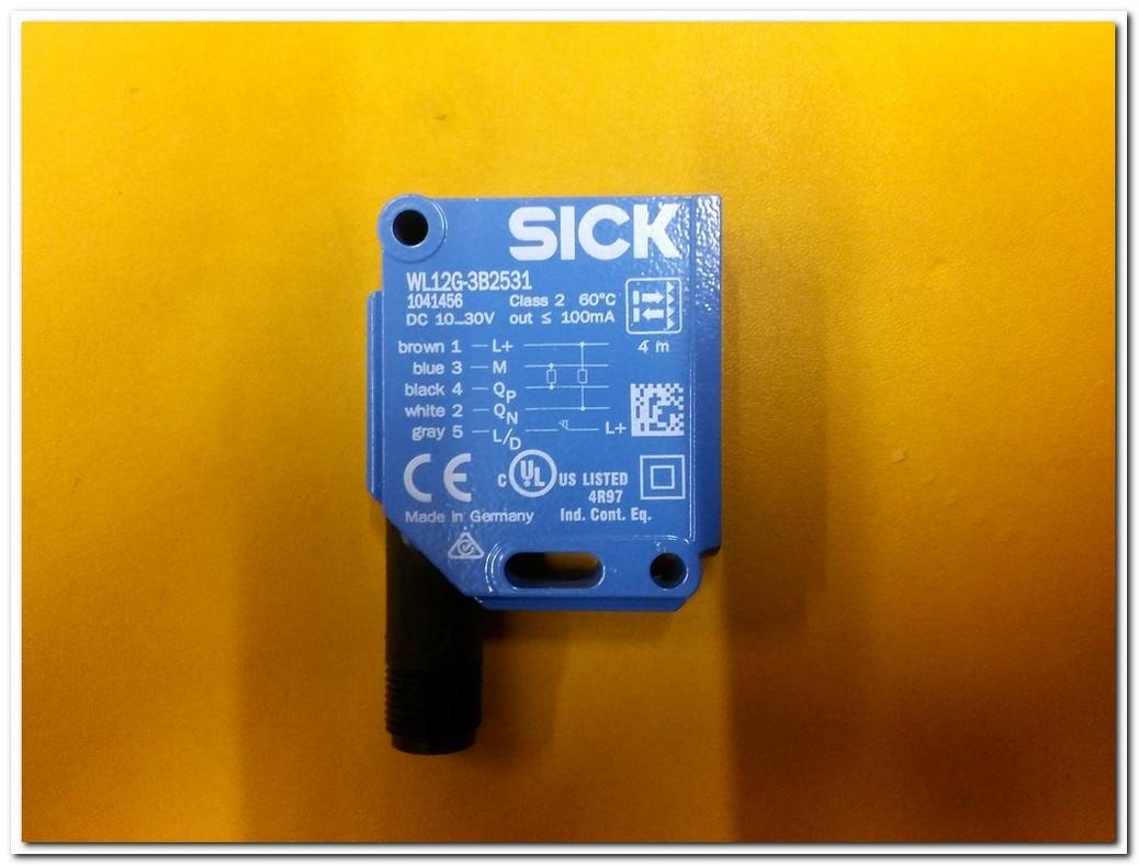 SICK WL12G-3B2531 1041456 1729 3512 SIFIR KUTULU FOTOSEL FOTOELEKTRİK SENSÖR