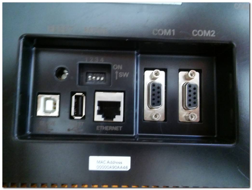 OMRON NB10W-TW01B INTERACTIVE DISPLAY ETHERNET HMI TOUCH OPERATÖR PANEL