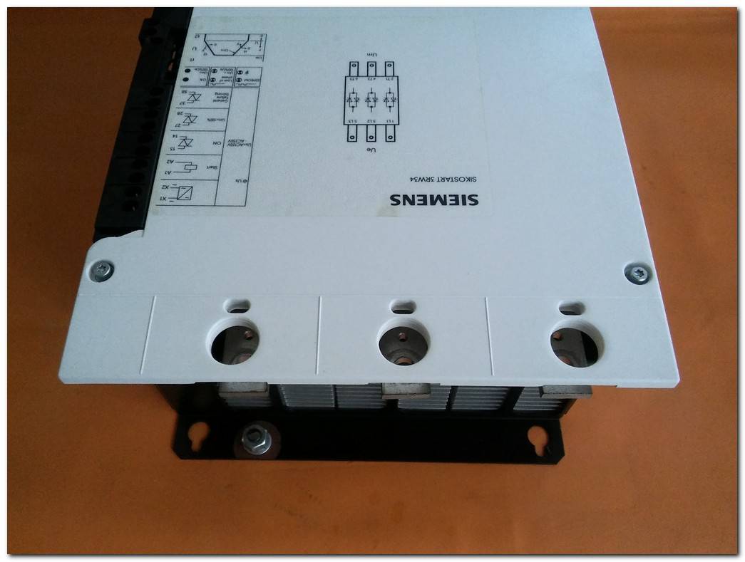 SIEMENS 3RW3467-0DC44 132KW SOFT STARTER SIKOSTART 3RW34 3RW3467-ODC44 132 KW YUMUŞAK YOL VERME