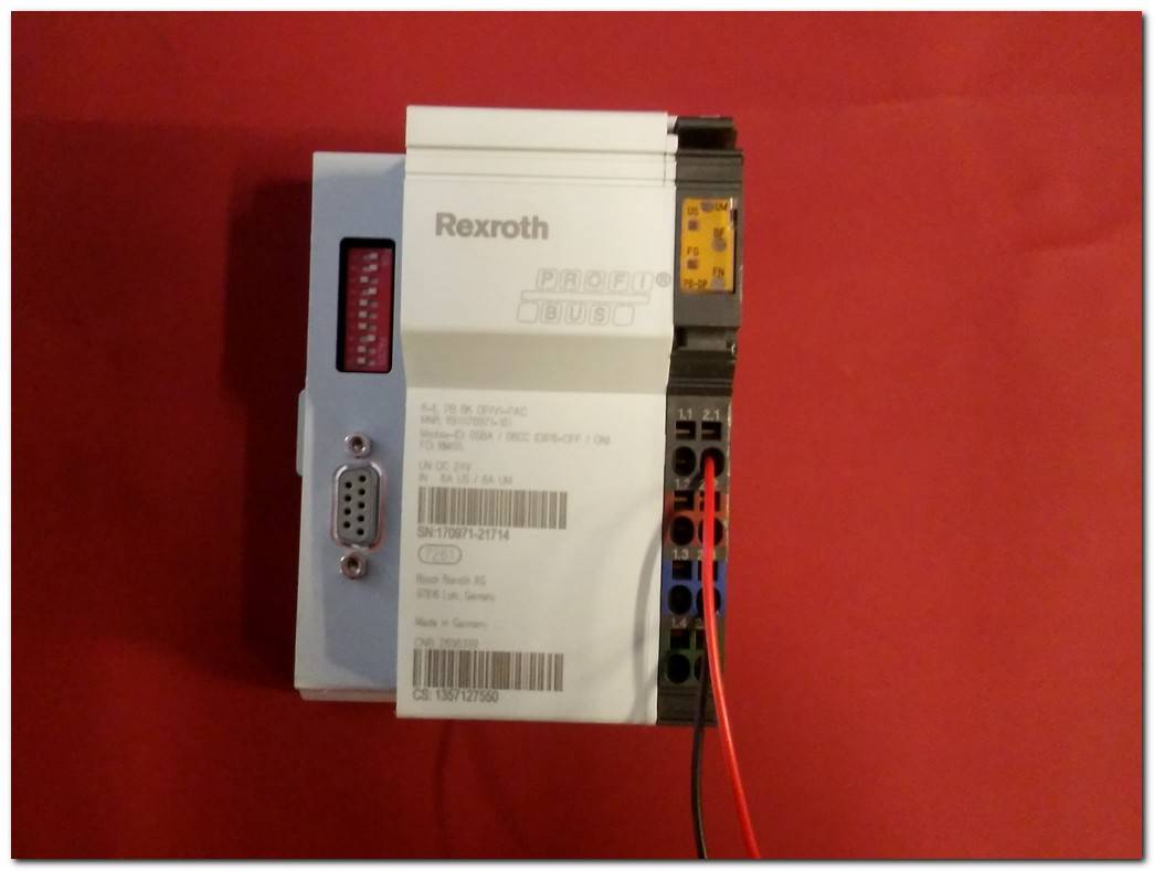 REXROTH R-IL PB BK DP-V1-PAC DP V1 PAC BOSCH PROFI BUS MODÜL
