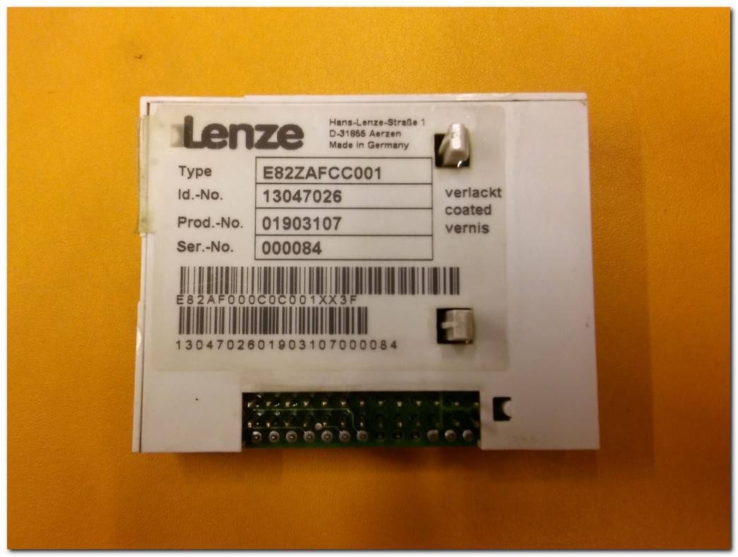 LENZE E82ZAFCC001 E82ZAFCC CANBUS MODULE 8200 VECTOR INVERTER SERİES MODÜL
