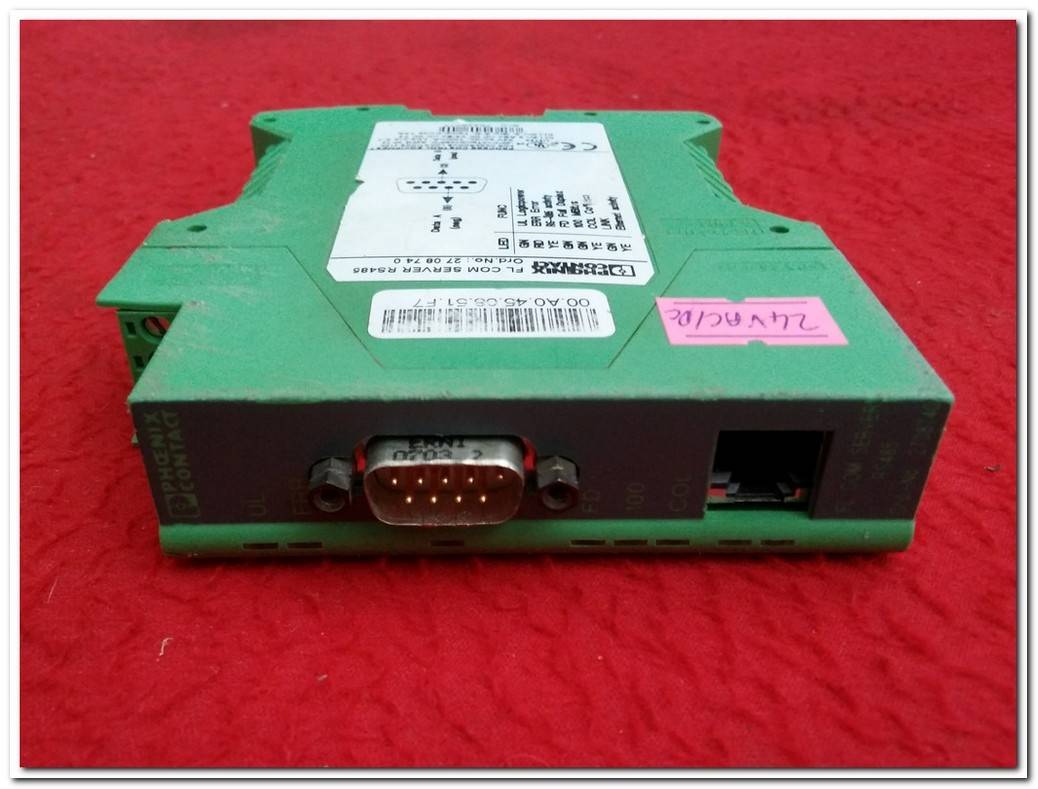 PHOENIX CONTACT 2708740 FL COM SERVER INPUT OUTPUT MODULE PLC ETHERNET MODÜLÜ