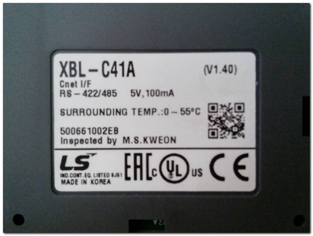 LS XBL-C41A XGB SERİSİ SIFIR KUTULU MODÜLER KOMPAKT TİP PLC