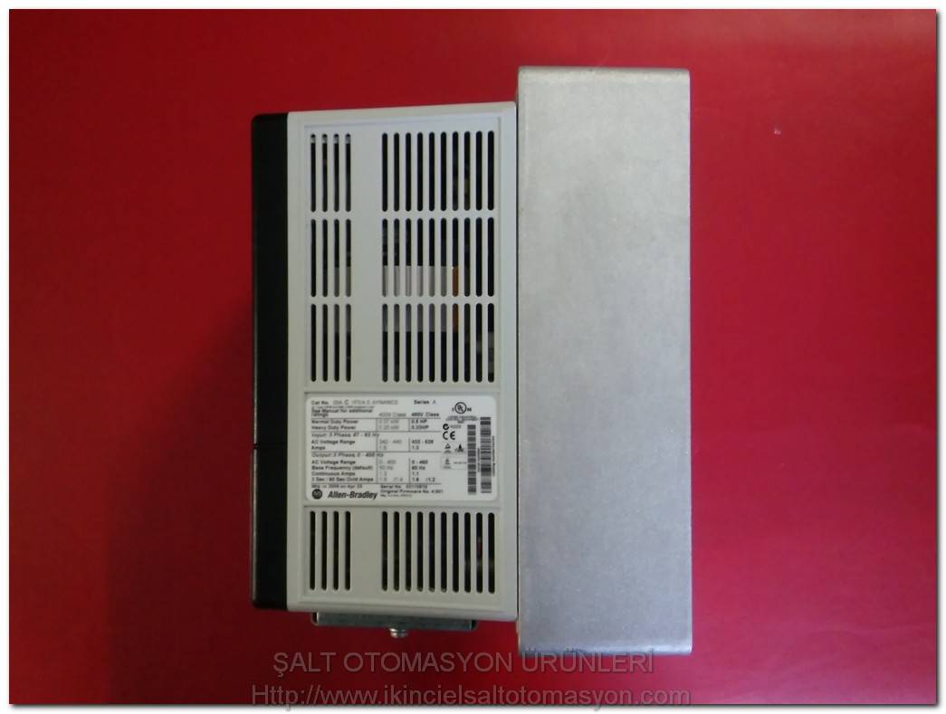 ALLEN BRADLEY 20AC1P3A0AYNANC0 20A C 1P3A 0 0,25KW - 0,37KW POWER FLEX 70 SÜRÜCÜ