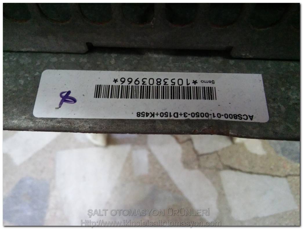 ABB ACS800-01-0050-3+D150+K458 ACS800-01-0050-3 86A 45 KW SÜRÜCÜ