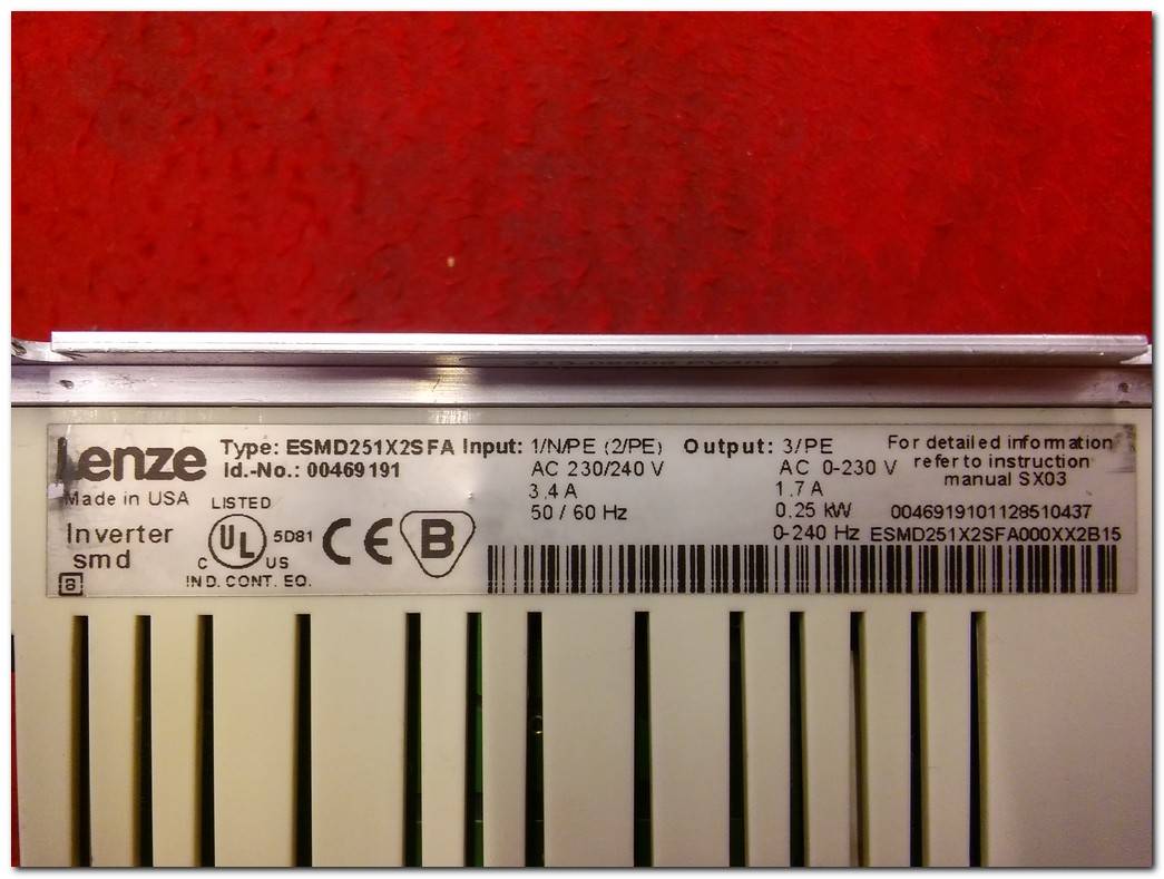 ESMD251X2SFA LENZE