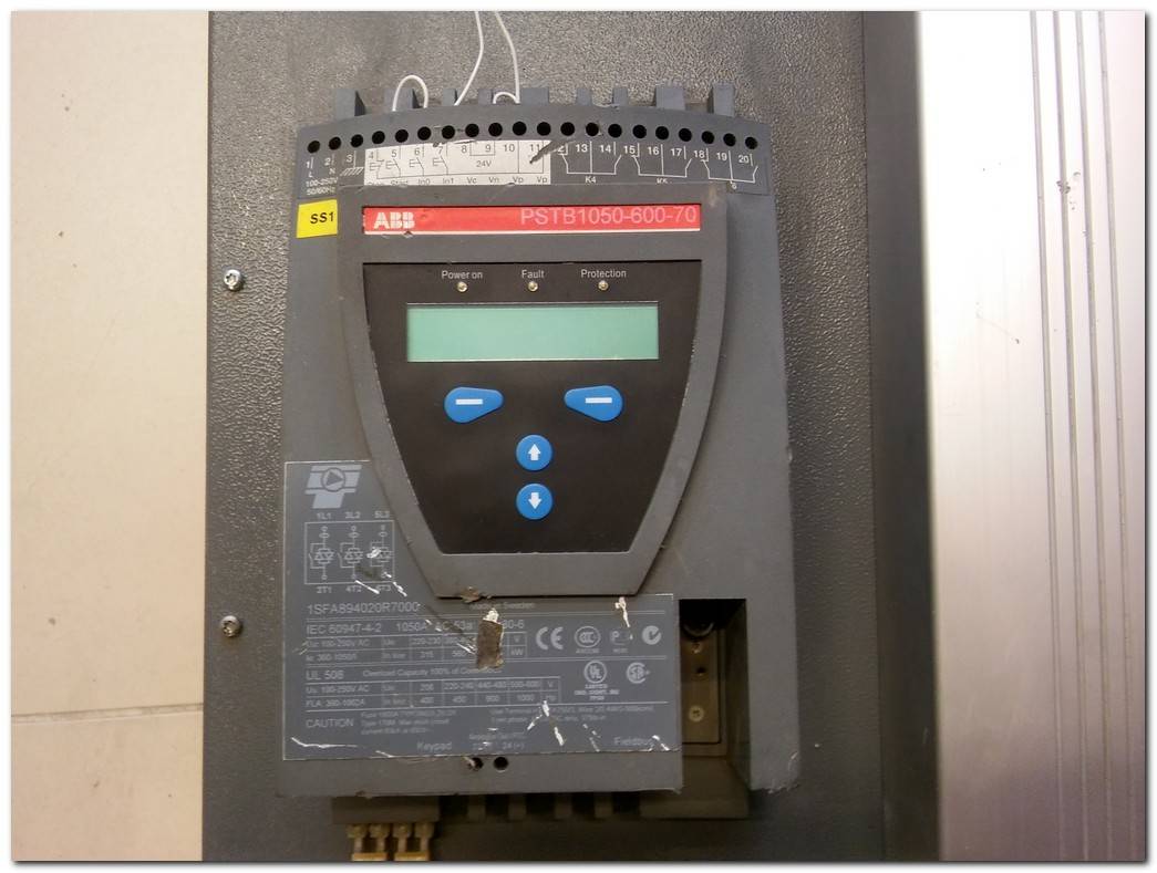 ABB PSTB1050-600-70 1SFA894020R7000 560 KW 1062 A 900 HP YUMUŞAK YOL VERME SOFT STARTER