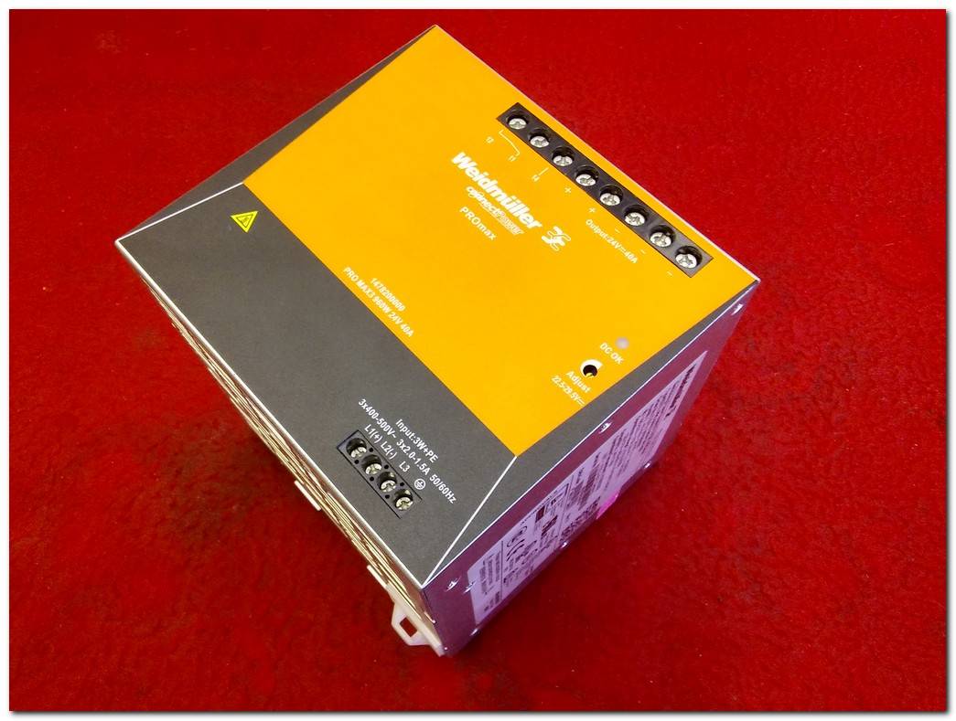 WEİDMÜLLER PRO MAX3 960W 24V 40A SWİTCHİNG POWER SUPPLY CONNECT POWER PROMAX 1478200000 GÜÇ KAYNAĞI