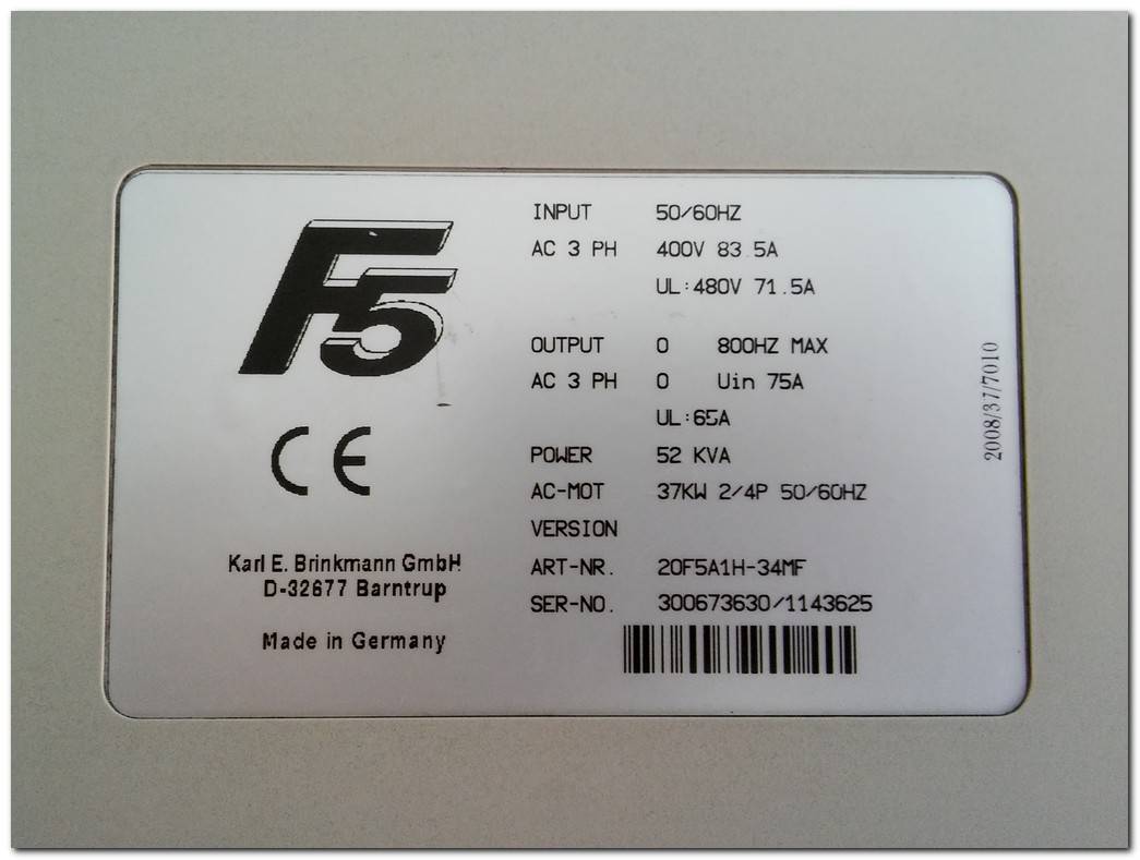 KEB F5 20F5A1H-34MF 37KW COMBIVERT SÜRÜCÜ 37 KW INVERTER