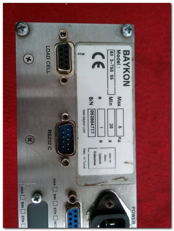 BAYKON BX3 BX 3 BX-3 TERAZİ KANTAR GÖSTERGESİ