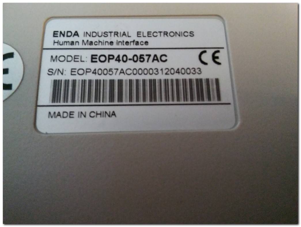 ENDA EOP40-057AC EOP SERİSİ DOKUNMATİK RENMKİ PANEL