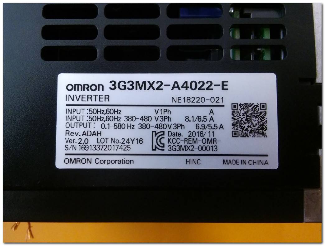 OMRON 3G3MX2-A4022-E 3KW INVERTER 3 KW SÜRÜCÜ