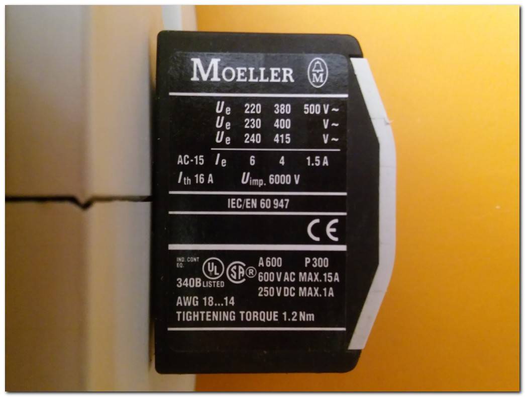 MOELLER DIL M80 DILM80 DILM(C)80 37KW KONTAKTÖR