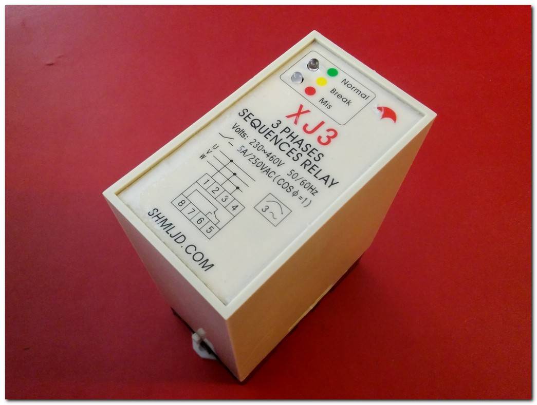 HYUNDAI XJ3 SHMLJD 3 PHASES SEQUENCES RELAY 3 FAZ SIRALAMA RÖLESİ
