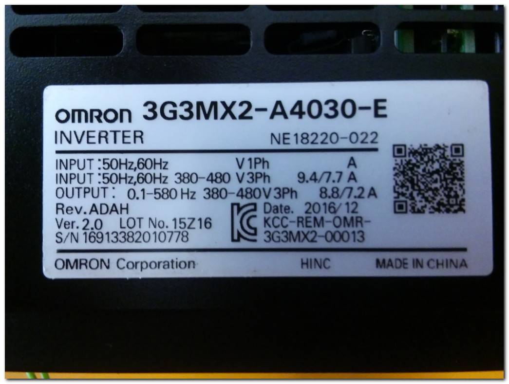 OMRON 3G3MX2-A4030-E 4KW MX2 INVERTER 4 KW SÜRÜCÜ