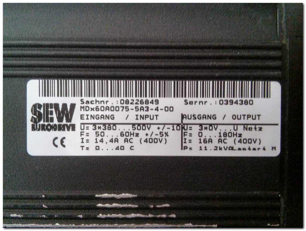 MDV60A0055-5A3-4-0T DFP 11A SEW