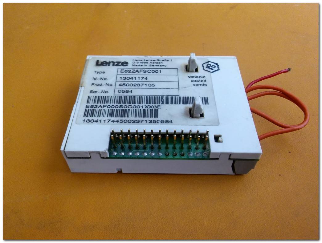 LENZE E82ZAFSC001 INPUT OUTPUT MODULE PLC GİRİŞ ÇIKIŞ MODÜLÜ