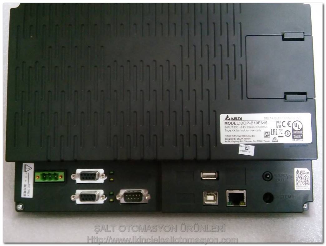 DELTA DOP-B10E615 ETHERNET TOUCH PANEL SIFIR KUTULU DOKUNMATİK OPERATÖR PANEL
