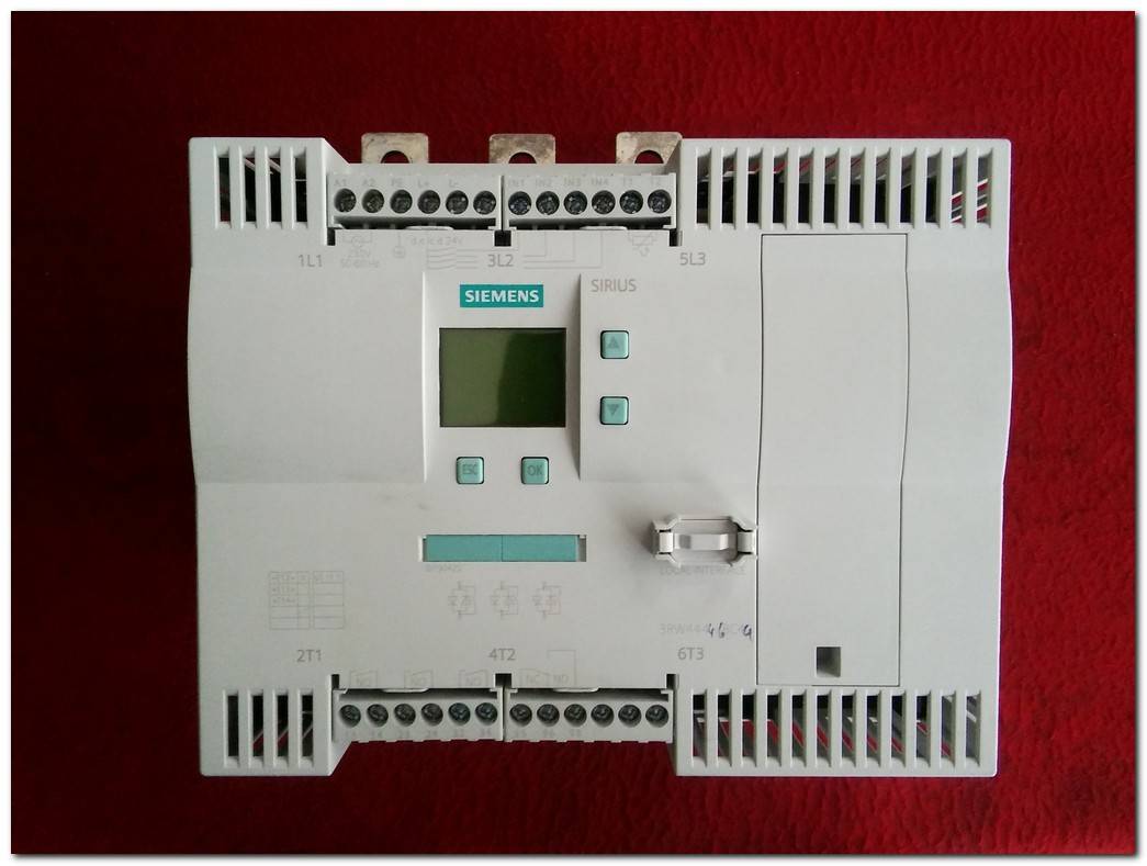 SIEMENS 3RW4444-6BC44 132KW SOFT STARTER SIRIUS 132 KW YUMUŞAK YOL VERME