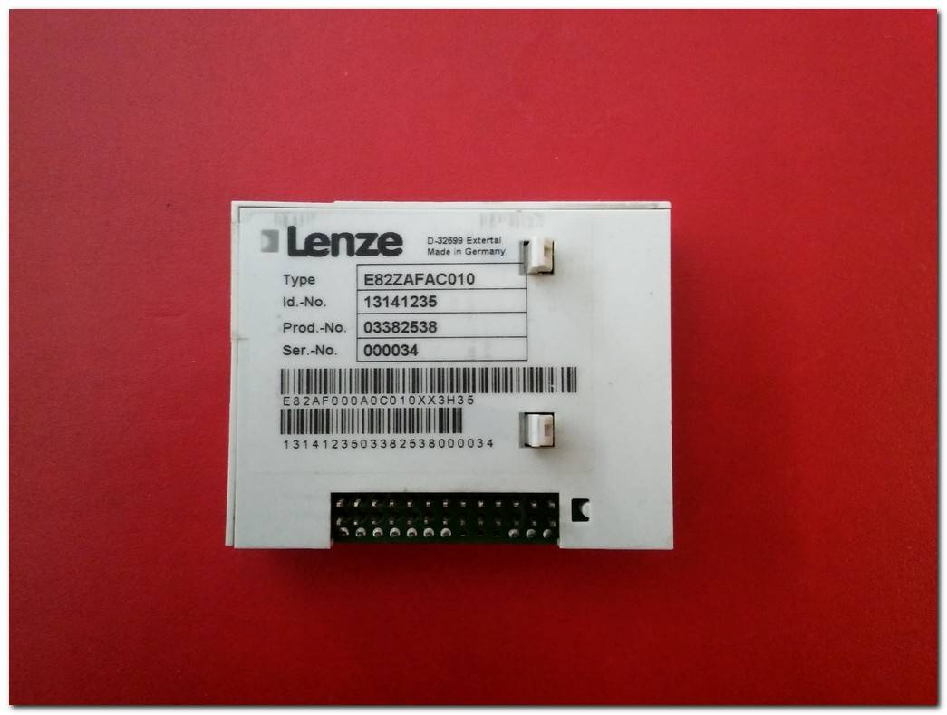 LENZE E82ZAFAC010 INPUT OUTPUT MODULE INVERTER SERIES 8200 VECTOR SÜRÜCÜ MODÜLÜ
