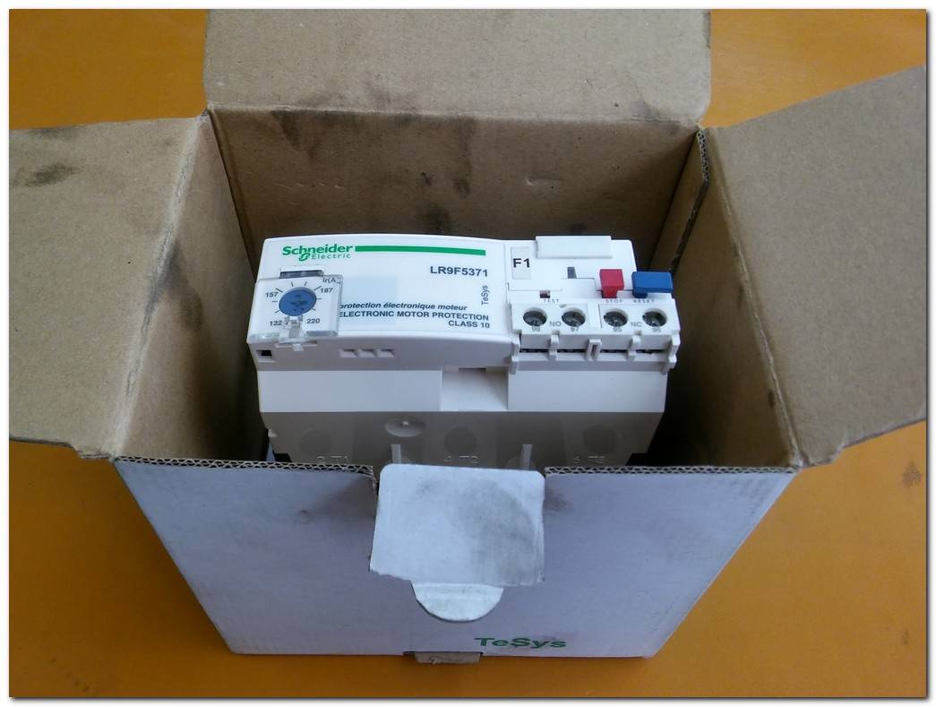 SCHNEİDER LR9F5371 SIFIR KUTULU 220A ELECTRONIC MOTOR PROTECTION CLASS 10 MOTOR KORUMA TERMİK