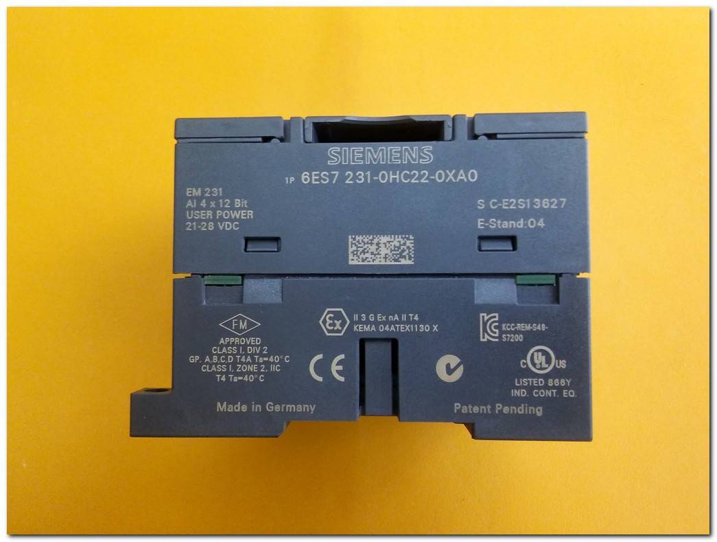 SIEMENS 6ES7 231-0HC22-0XA0 6ES7231-0HC22-0XA0	 EM231 S7 200 ANALOG GİRİŞ MODÜLÜ PLC