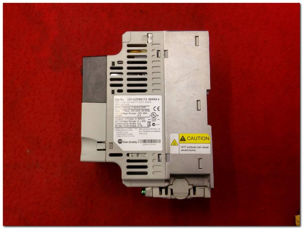 ALLEN-BRADLEY 22F-A2P5N113 SERIES  A POWERFLEX 4M 0,40KW SÜRÜCÜ