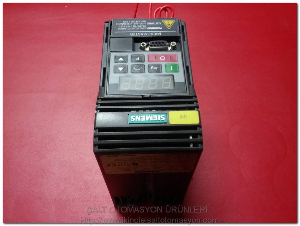 SIEMENS 6SE9211-5BA40 MICROMASTER 0,25KW INVERTER 0.25 KW DRIVER