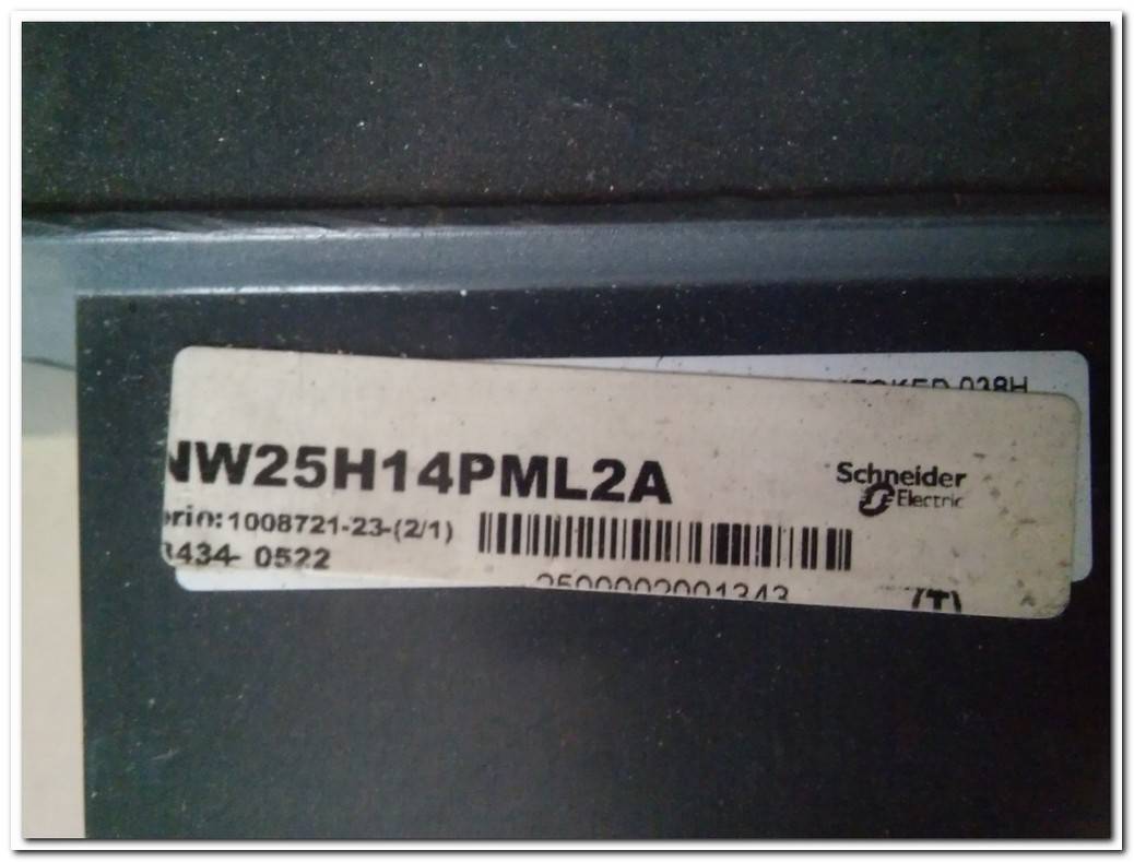 SCHNEİDER NW25 H1 2500A MASTERPACT IEC 60947-3 NW25H14PML2A 2500A DEVRE KESİCİ