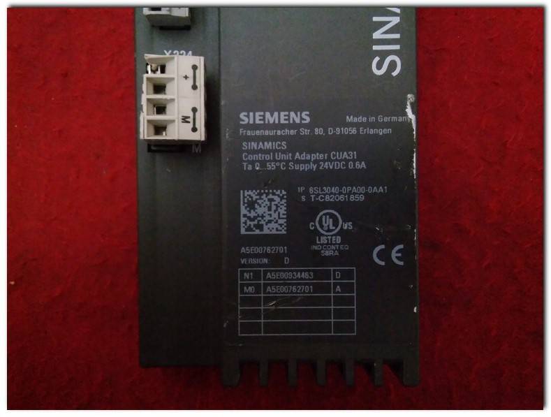 SIEMENS 6SL3040-0PA00-0AA1 SINAMICS CONTROL UNIT ADAPTER CUA31 KONTROL ÜNİTESİ