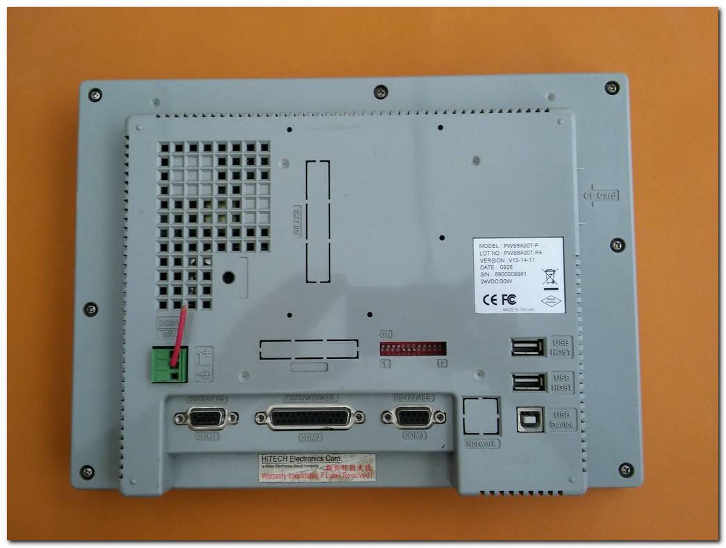 HITECH PWS6A00T-P PWS6A00T-PA V15-14-11 HMI TOUCH PANEL OPERATÖR PANEL