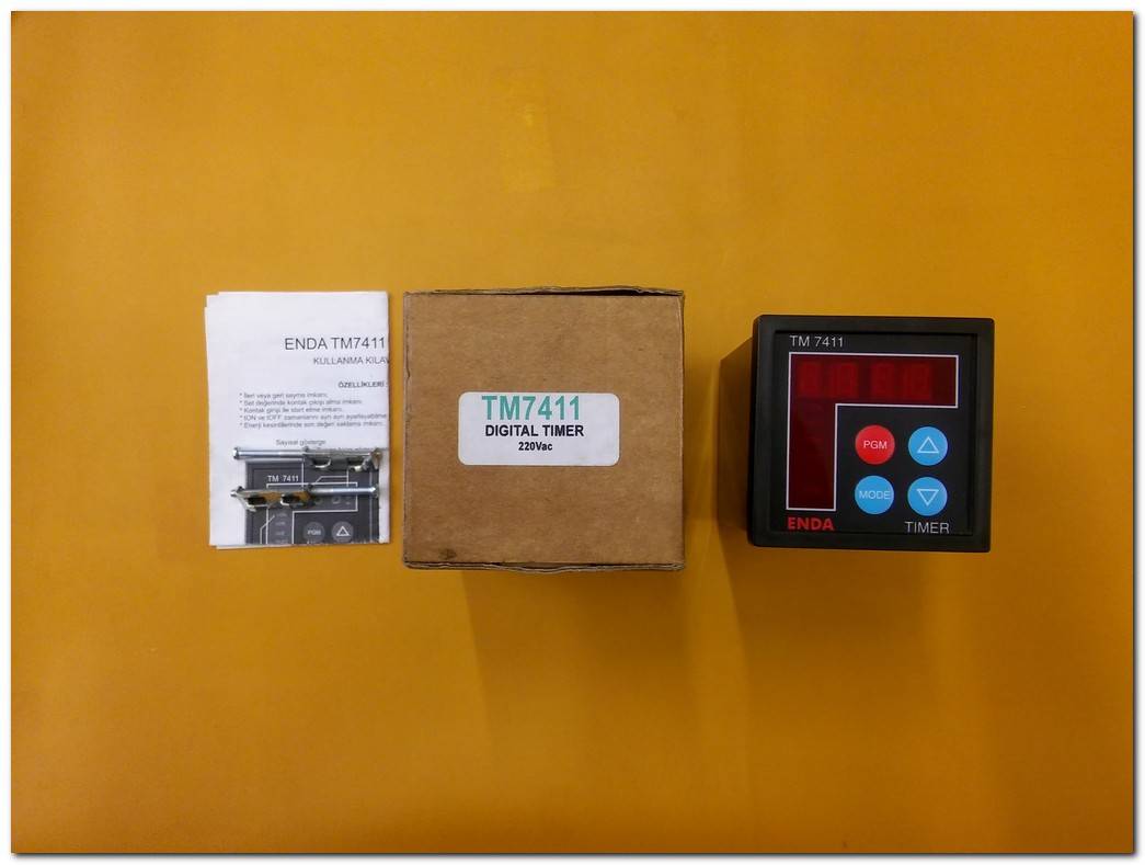 ENDA TM 7411 TIMER TM7411 DIGITAL TIMER DİJİTAL ZAMANLAYICI SIFIR KUTULU