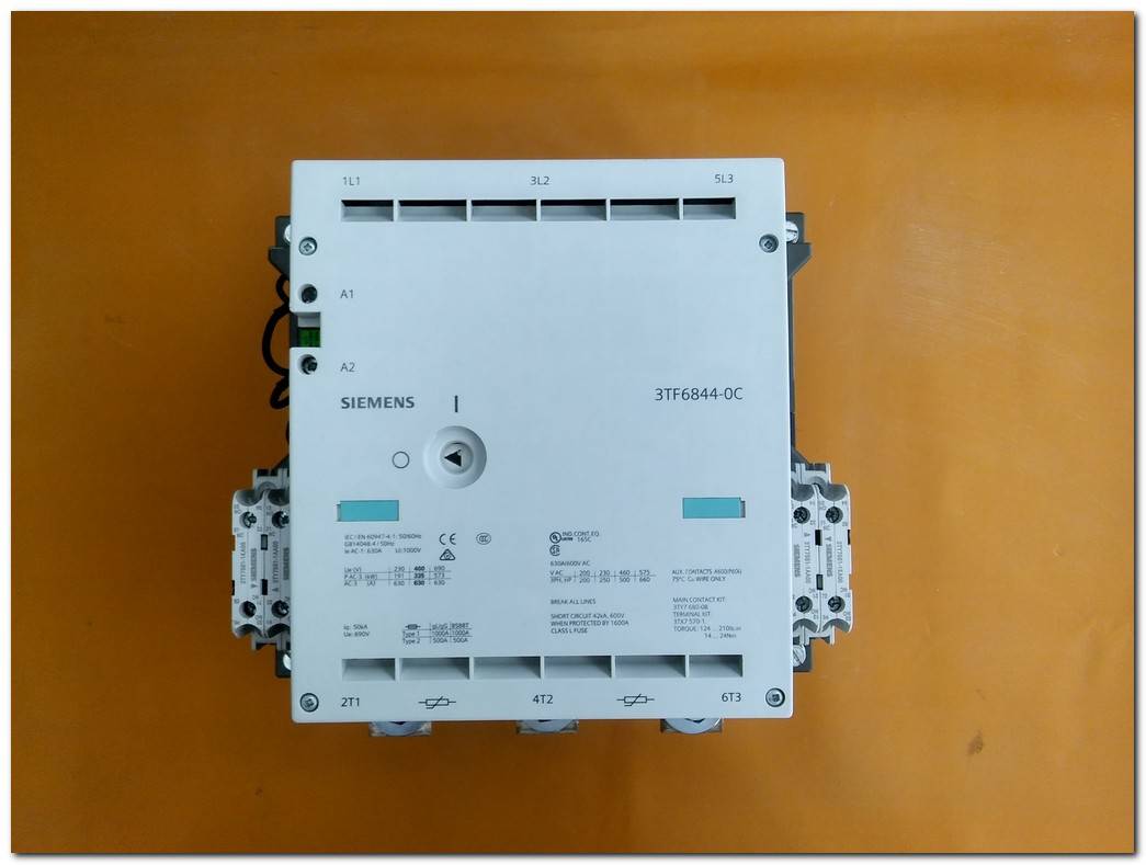 SIEMENS 3TF68 3TF6844-0C 630A KONTAKTÖR 3TF6844-0CM7 TAMİR TAKIMI STOKLARIMIZDA
