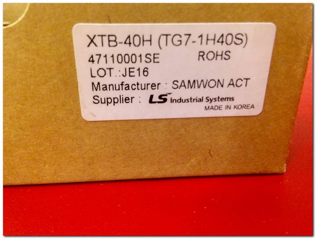 LS XTB-40H TG7-1H40S SIFIR KUTULU PLC EK MODÜL