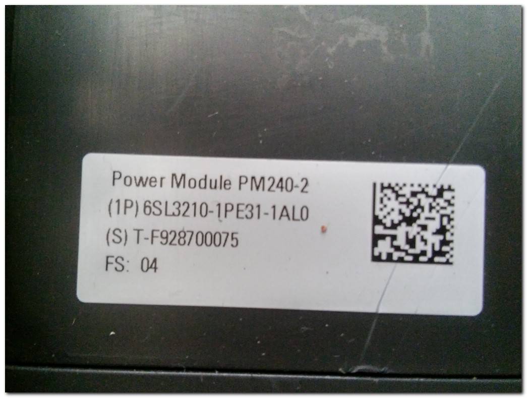 SIEMENS 6SL3210-1PE31-1AL0 SINAMICS POWER MODULE PM240-2 55KW SÜRÜCÜ