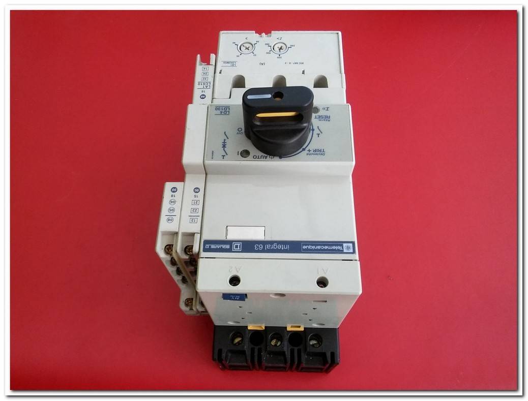 TELEMECANIQUE İNTEGRAL 63 LD4 LD30 LB1 LD03M LD4 LD130 LA1 LC010 SQUARE D 63 AMPERE KADAR HEPSİ BİR ARADA MOTOR YOL VERİCİ KOMBİNASYONLARI MOTOR STARTER