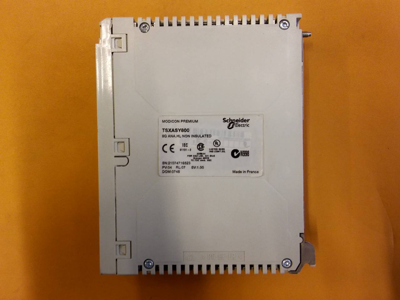 SCHNEİDER TSXASY800 TSX ASY800 MODICON PREMIUM ANALOG OUTPUT MODULE