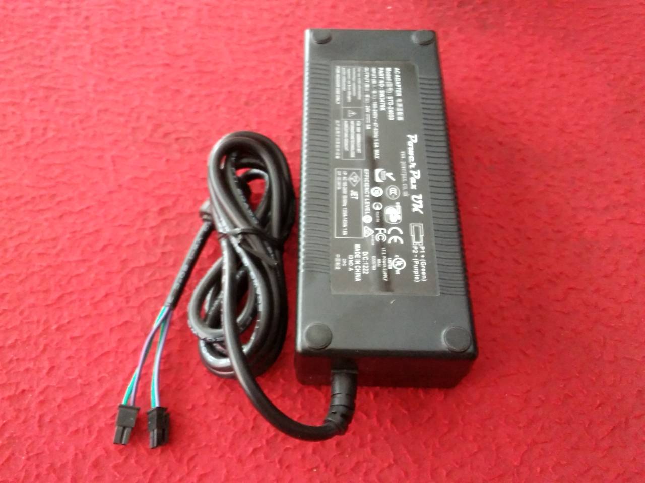 POWER PAX STD-24050 24V 5A 4 PİMLİ ÇİFT ÇIKIŞLI GÜÇ KAYNAĞI POWER SUPPLY SIFIR KUTULU