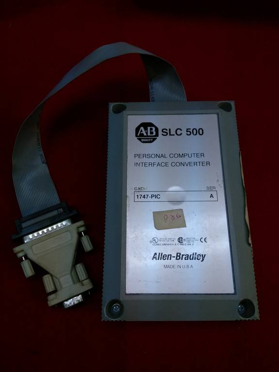 A-B SLC 500 1747-PIC PERSONAL COMPUTER INTERFACE CONVERTER ALLEN BRADLEY