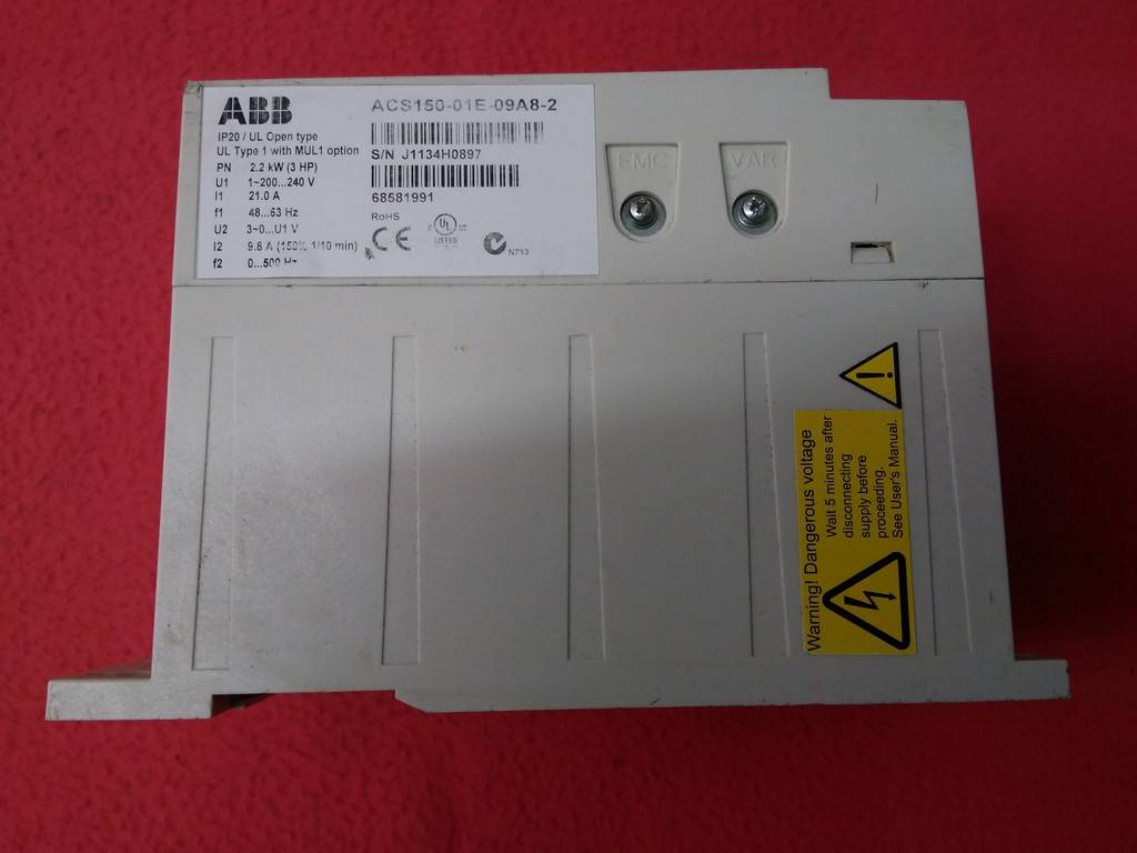 ABB ACS150-01E-09A8-2 2,2KW 3HP SÜRÜCÜ 2.2 KW INVERTER