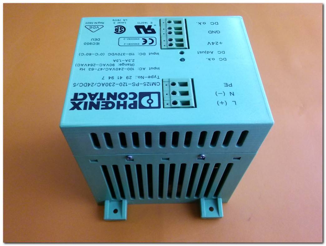 PHOENIX CONTACT CM125-PS-120-230AC-24DC-5 29 41 94 7 POWER SUPPLY GÜÇ KAYNAĞI