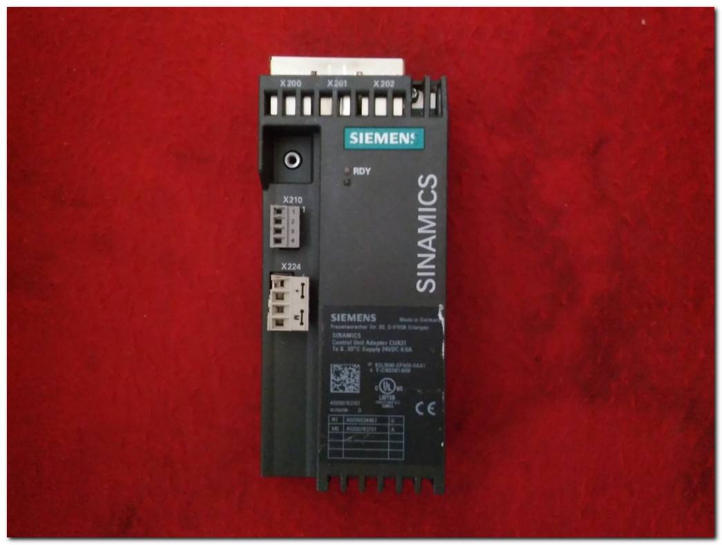 SIEMENS 6SL3040-0PA00-0AA1 SINAMICS CONTROL UNIT ADAPTER CUA31 KONTROL ÜNİTESİ