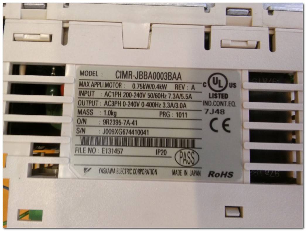 CIMR-JBBA0003BAA YASKAWA