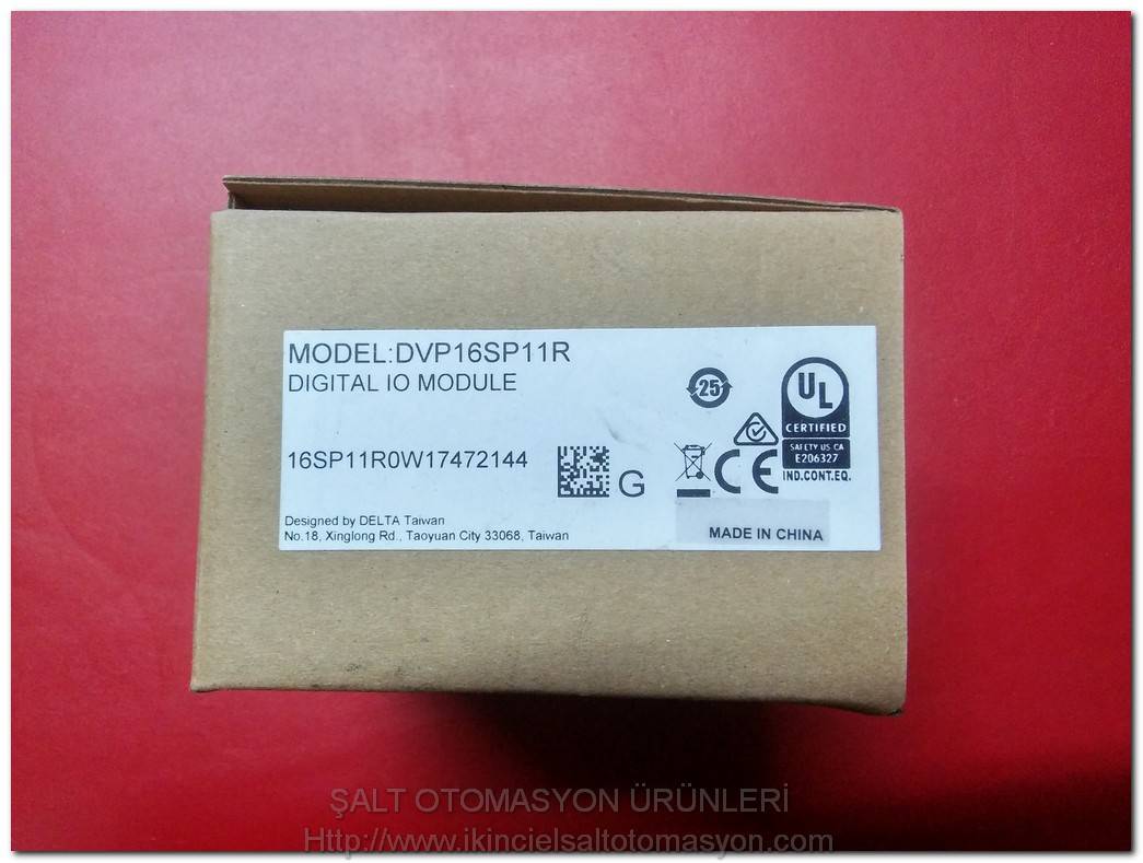 DELTA DVP16SP11R DVP-16SP SIFIR KUTULU RÖLE ÇIKIŞLI PLC GENİŞLETME MODÜLÜ