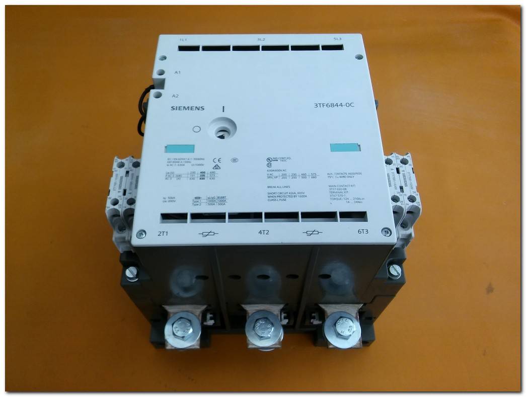 SIEMENS 3TF68 3TF6844-0C 630A KONTAKTÖR 3TF6844-0CM7 TAMİR TAKIMI STOKLARIMIZDA