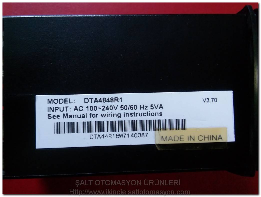 DELTA DTA4848 DTA4848R1 48X48 TEMPERATURE CONTROLLER